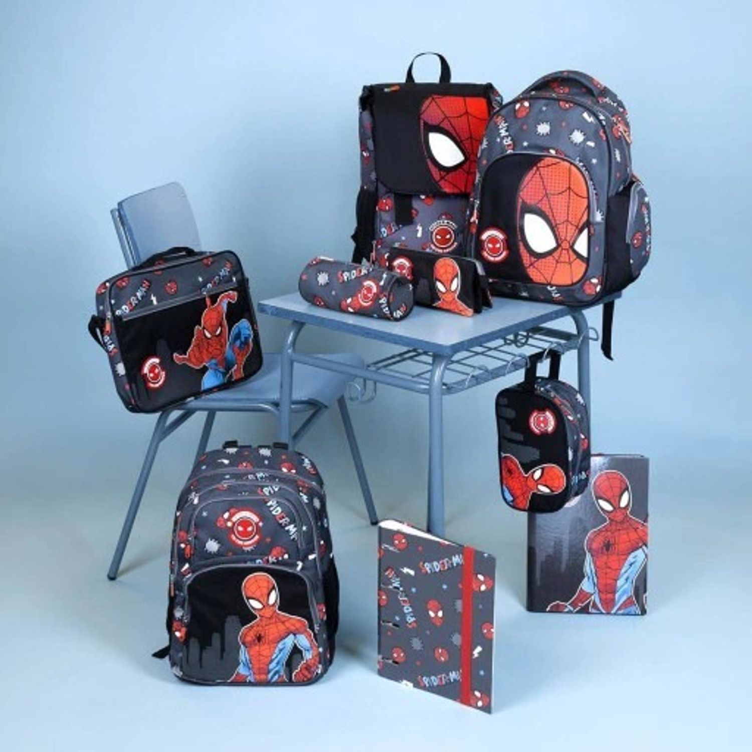 Penar Echipat, Spiderman, 3 Compartimente, Multicolor fotografia produsului View 4 L