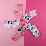 Set 5 Sosete bebe Minnie Mouse,Multicolor, Marime 19/20 fotografia produsului View 6 S