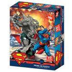Puzzle, Prime 3D, DC Comics Superman vs Doomsday, Multicolor, 300 Piese fotografia produsului