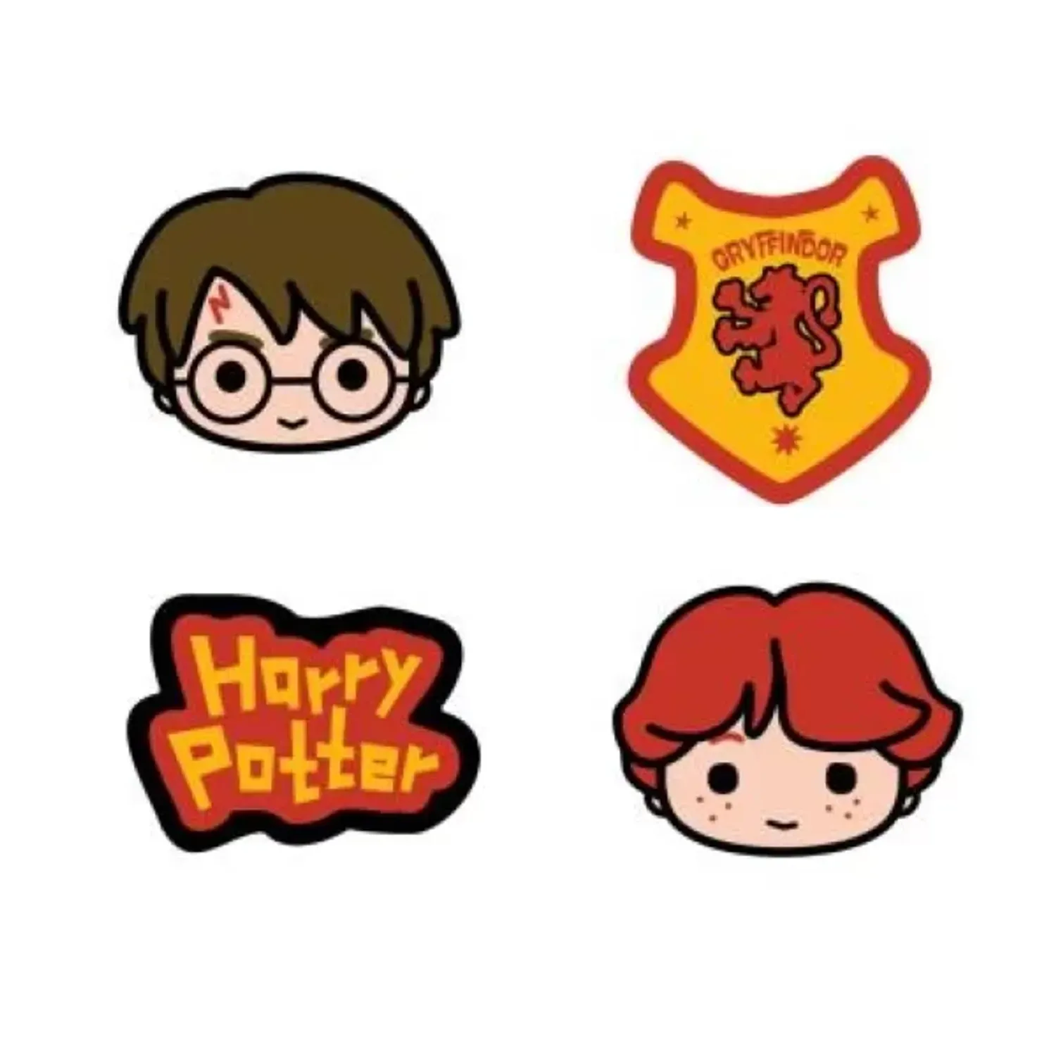 Set 4 Gume De Sters Harry Potter fotografia produsului