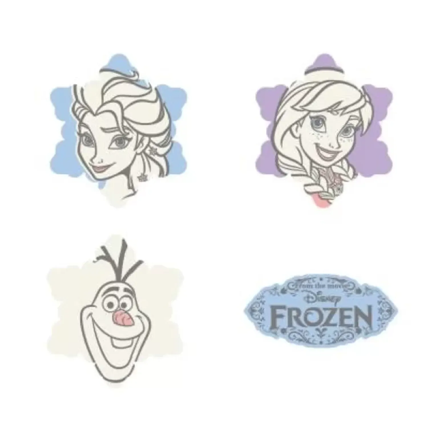 Set 4 Gume De Sters Frozen fotografia produsului