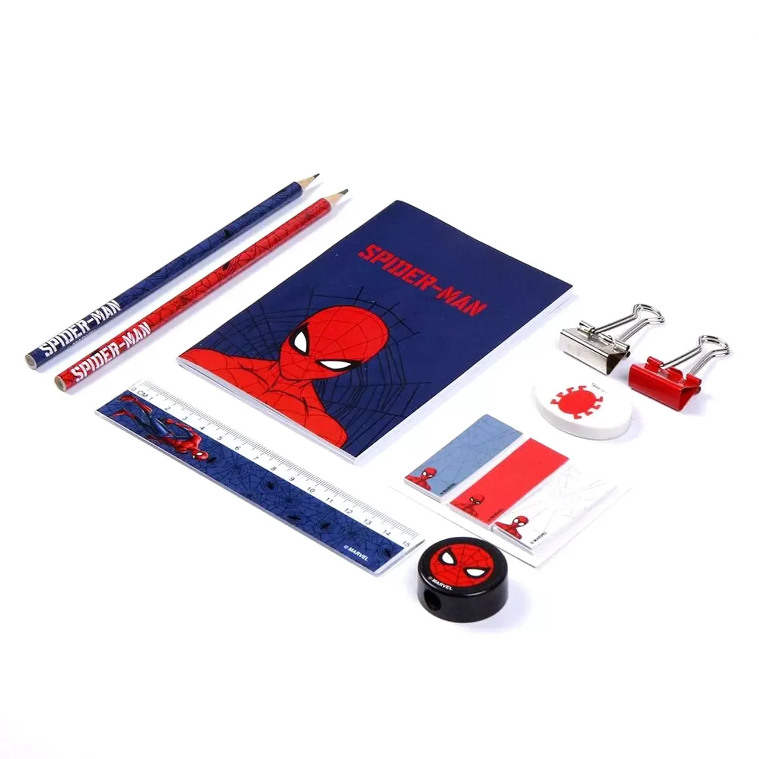 Set de papetarie Spiderman, 12 Piese fotografia produsului View 4 L
