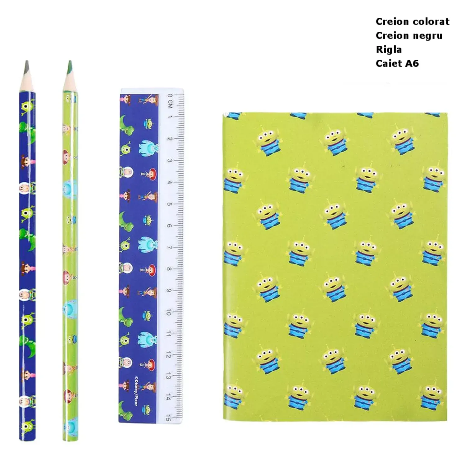 Set de papetarie Disney Pixar, 12 Piese fotografia produsului View 5 L