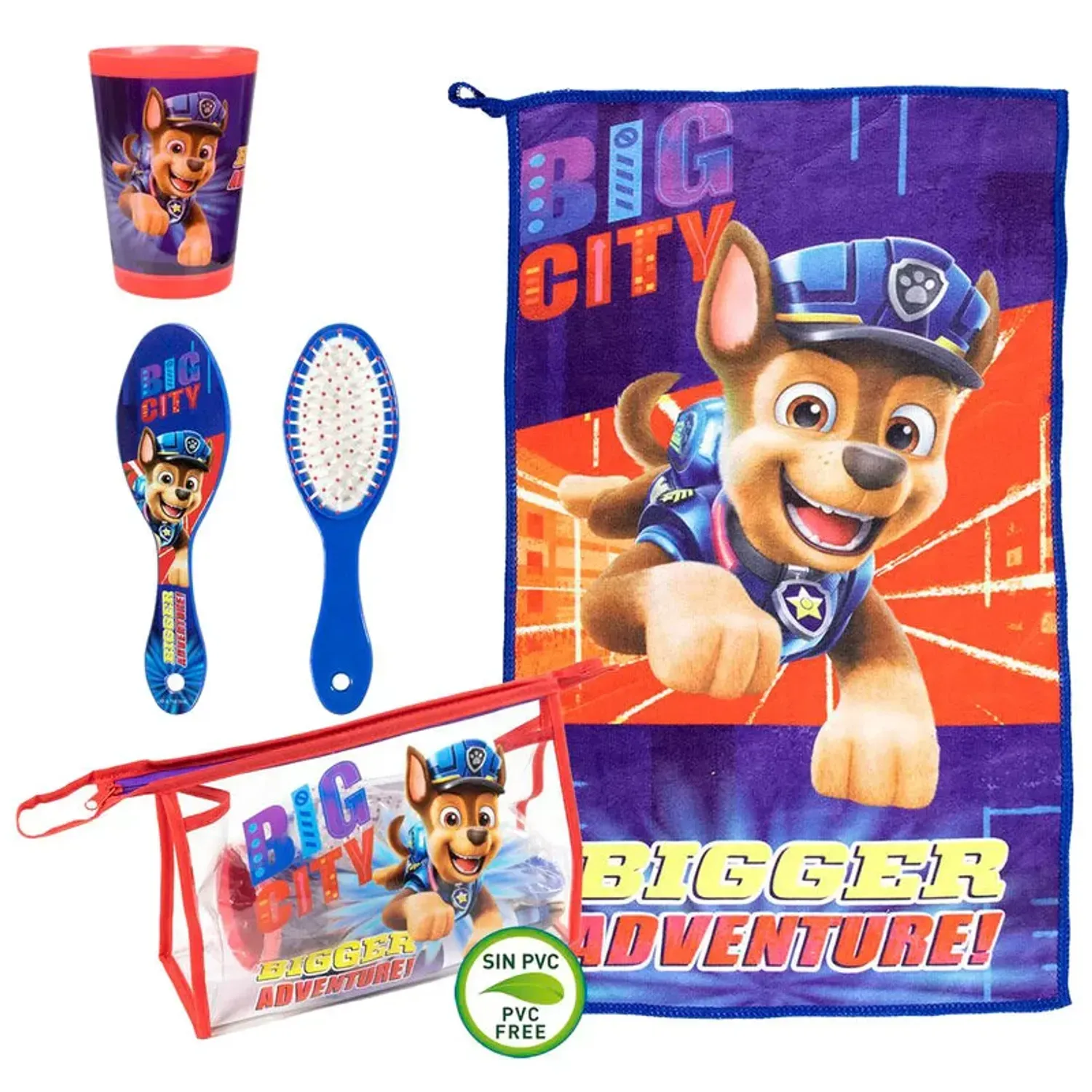 Set de voiaj pentru copii Paw Patrol Rosu fotografia produsului