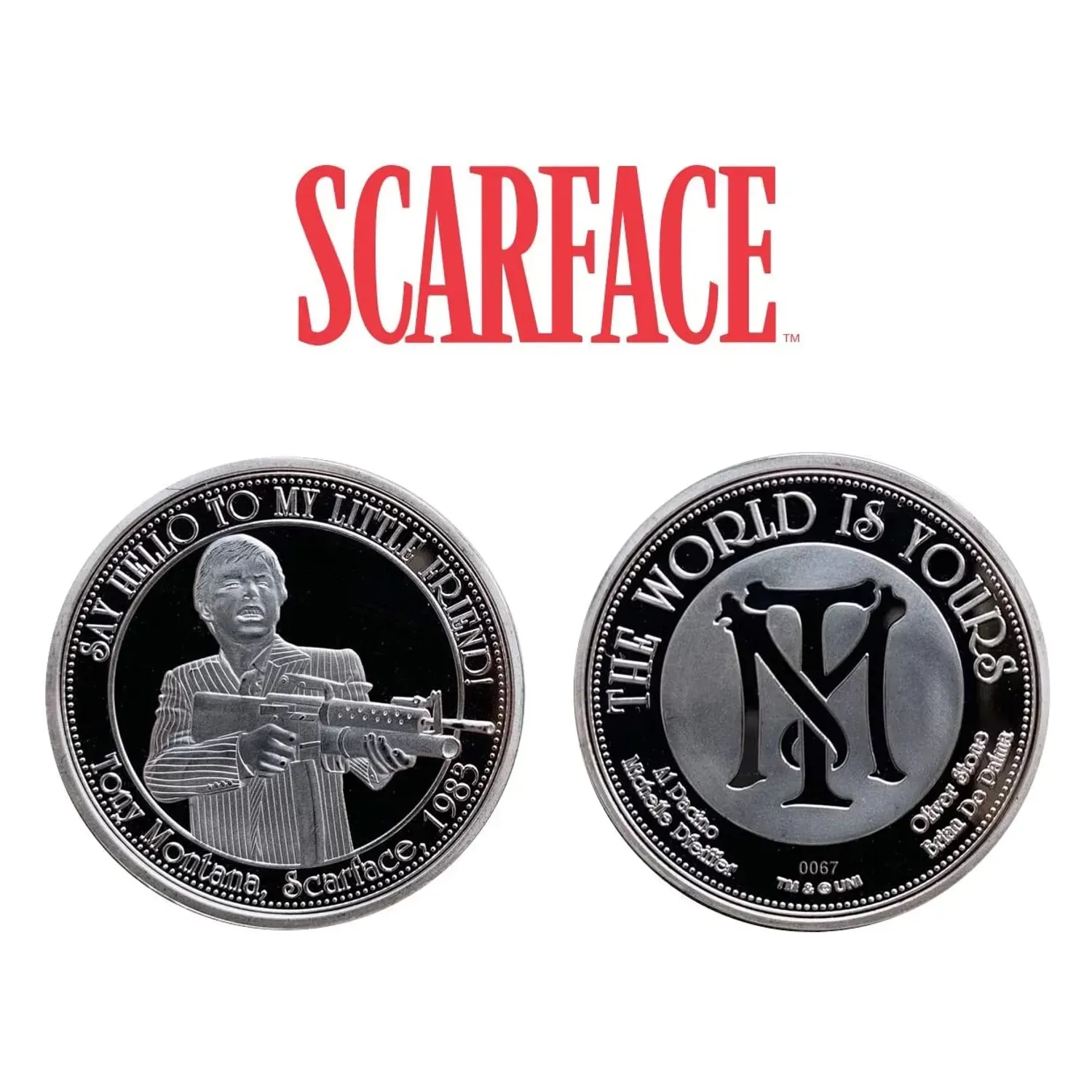 Moneda The World Is Yours Scarface fotografia produsului View 3 L