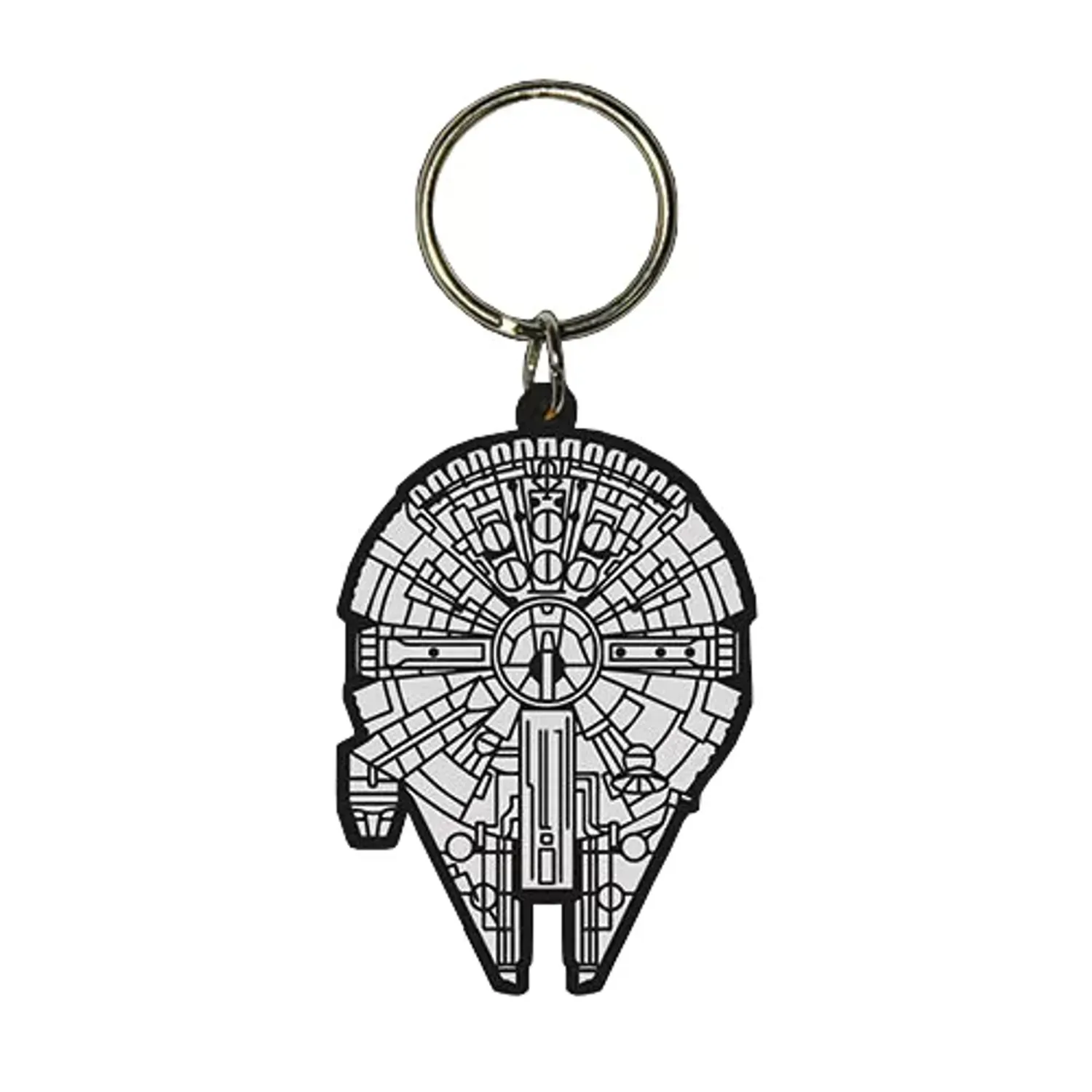 Breloc Cauciuc Star Wars Millenium Falcon 7 cm fotografia produsului