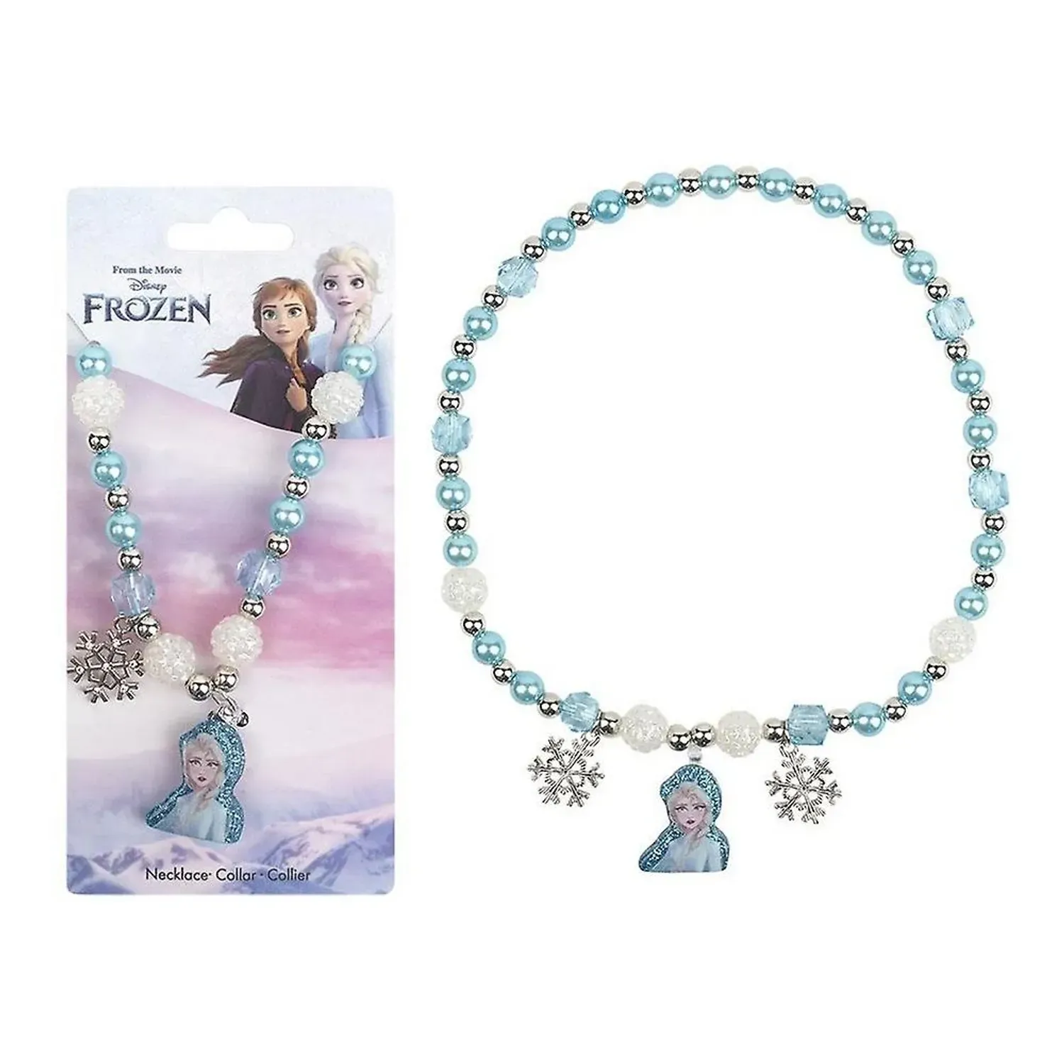 Colier Pentru Fetite, Frozen II, Albastru fotografia produsului View 2 L
