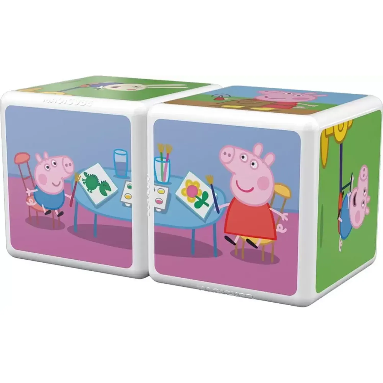 Joc De Constructie Magnetic, Geomag, Peppa Pig - A Day With Peppa Magicube, 2 Piese fotografia produsului View 6 L