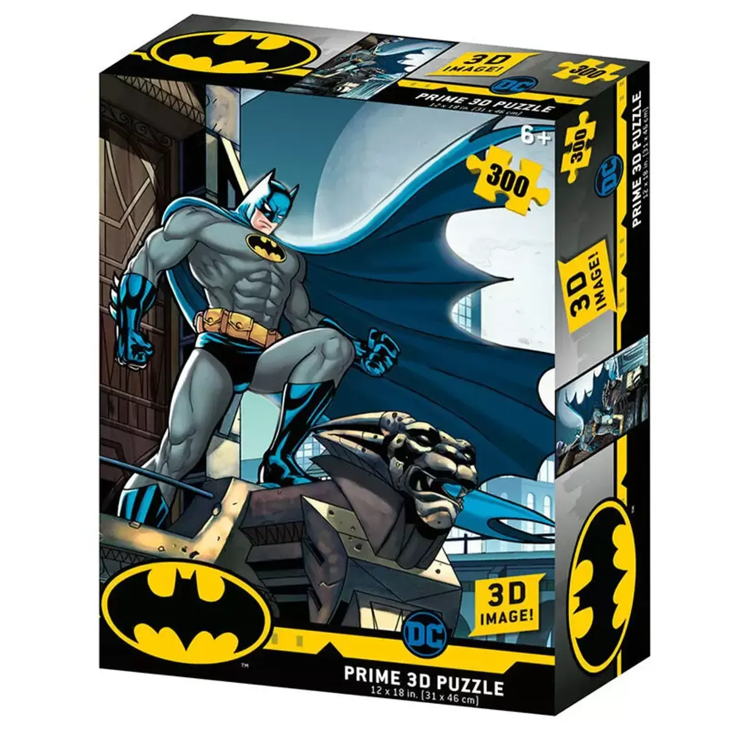Puzzle, Prime 3D, DC Comics Batman, Multicolor, 300 Piese fotografia produsului