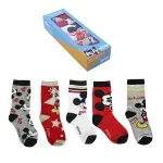 Set 5 sosete baieti Mickey Mouse,Multicolor, Marime 19/22 fotografia produsului