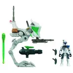 Set Figurine Star Wars, Mission Fleet Captain Rex AT-RT fotografia produsului View 2 S