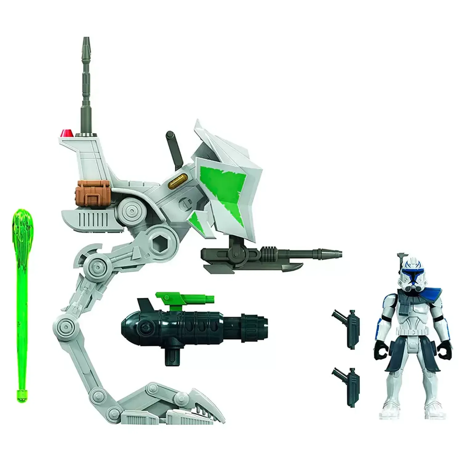 Set Figurine Star Wars, Mission Fleet Captain Rex AT-RT fotografia produsului View 2 L