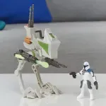Set Figurine Star Wars, Mission Fleet Captain Rex AT-RT fotografia produsului View 4 S
