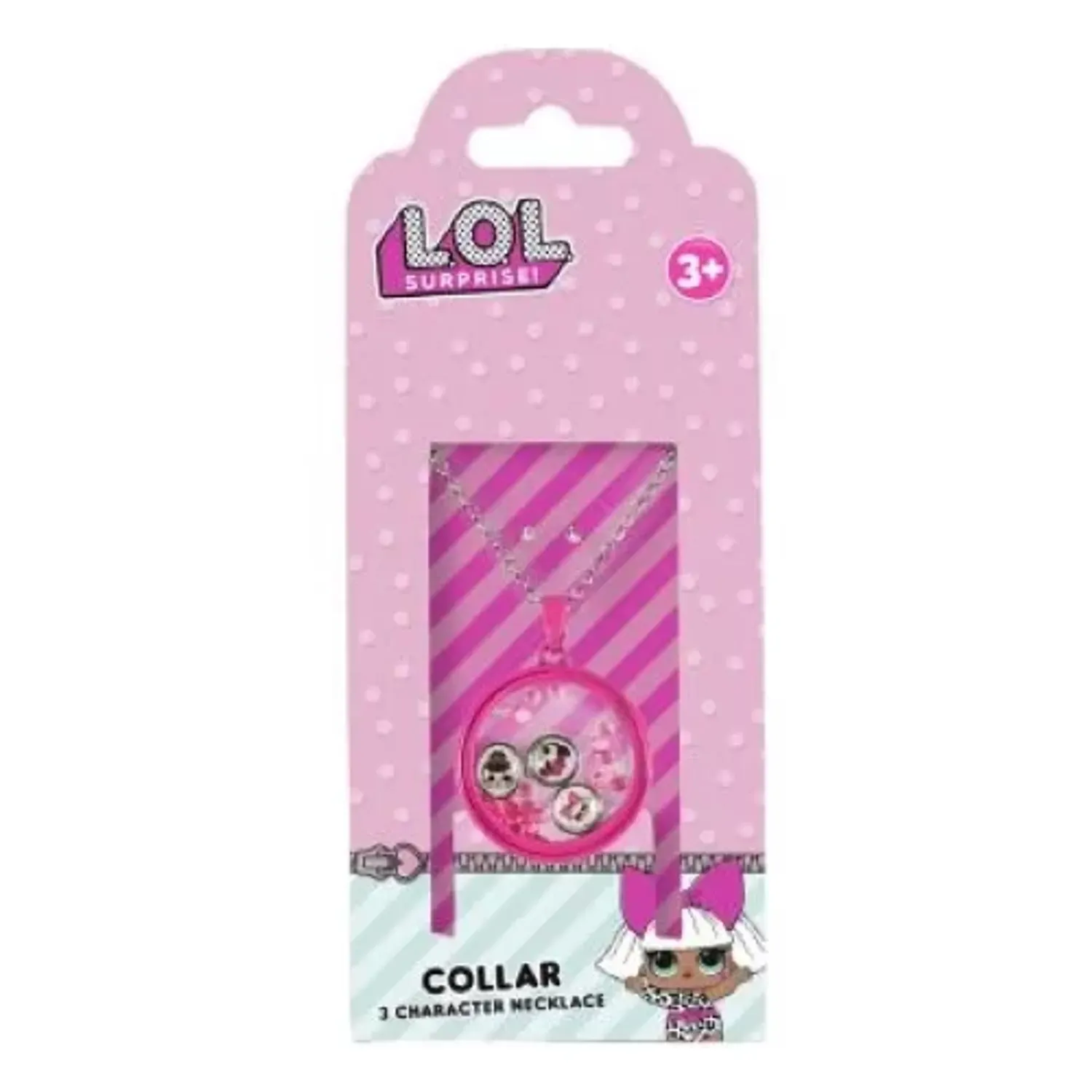 Colier Pentru Fetite, LOL Surprise! Roz fotografia produsului View 3 L