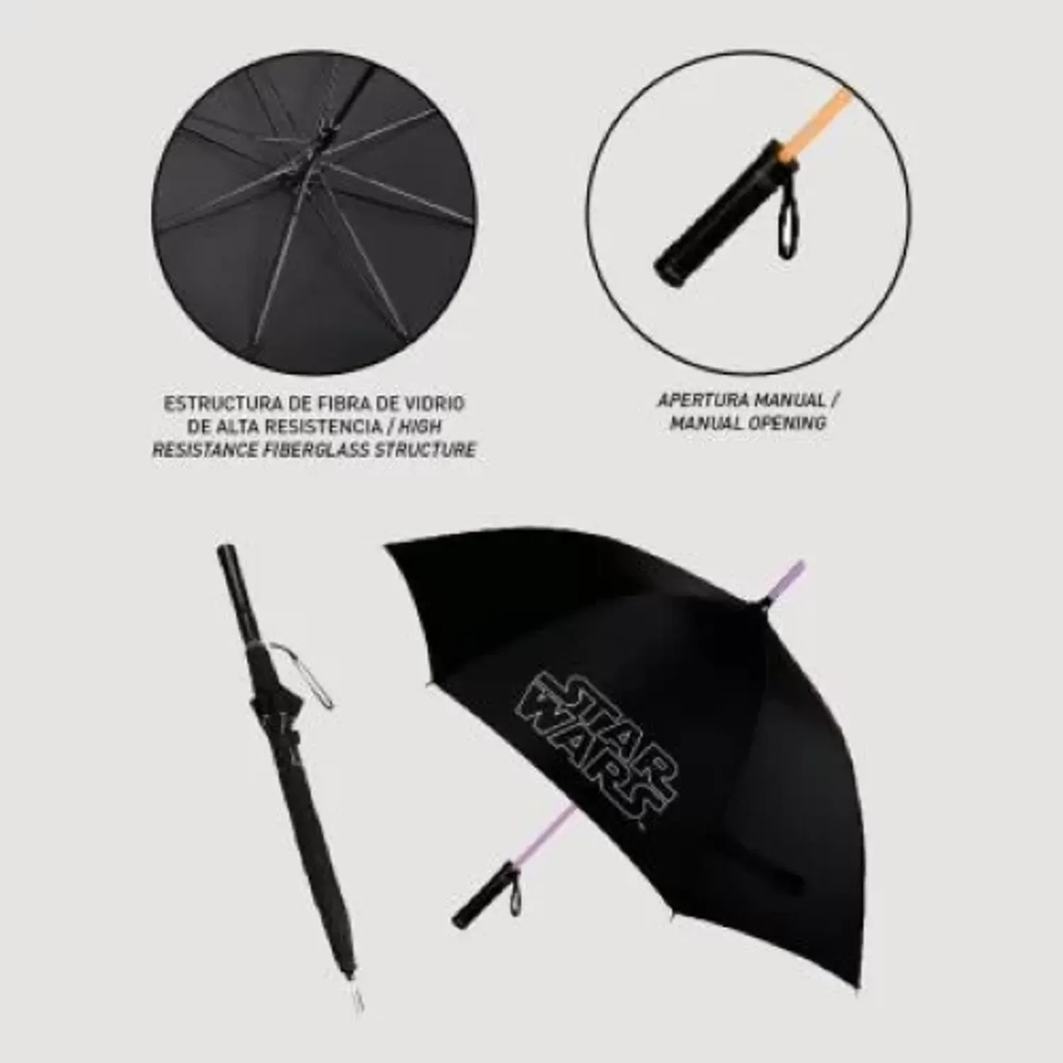 Umbrela Star Wars Laser Sword fotografia produsului View 9 L