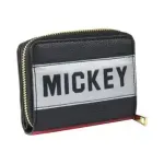 Portofel Mickey Mouse Neagru, Piele Artificiala, Inchidere Cu Fermoar fotografia produsului