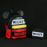 Portofel Mickey Mouse Neagru, Piele Artificiala, Inchidere Cu Fermoar fotografia produsului View 5 S