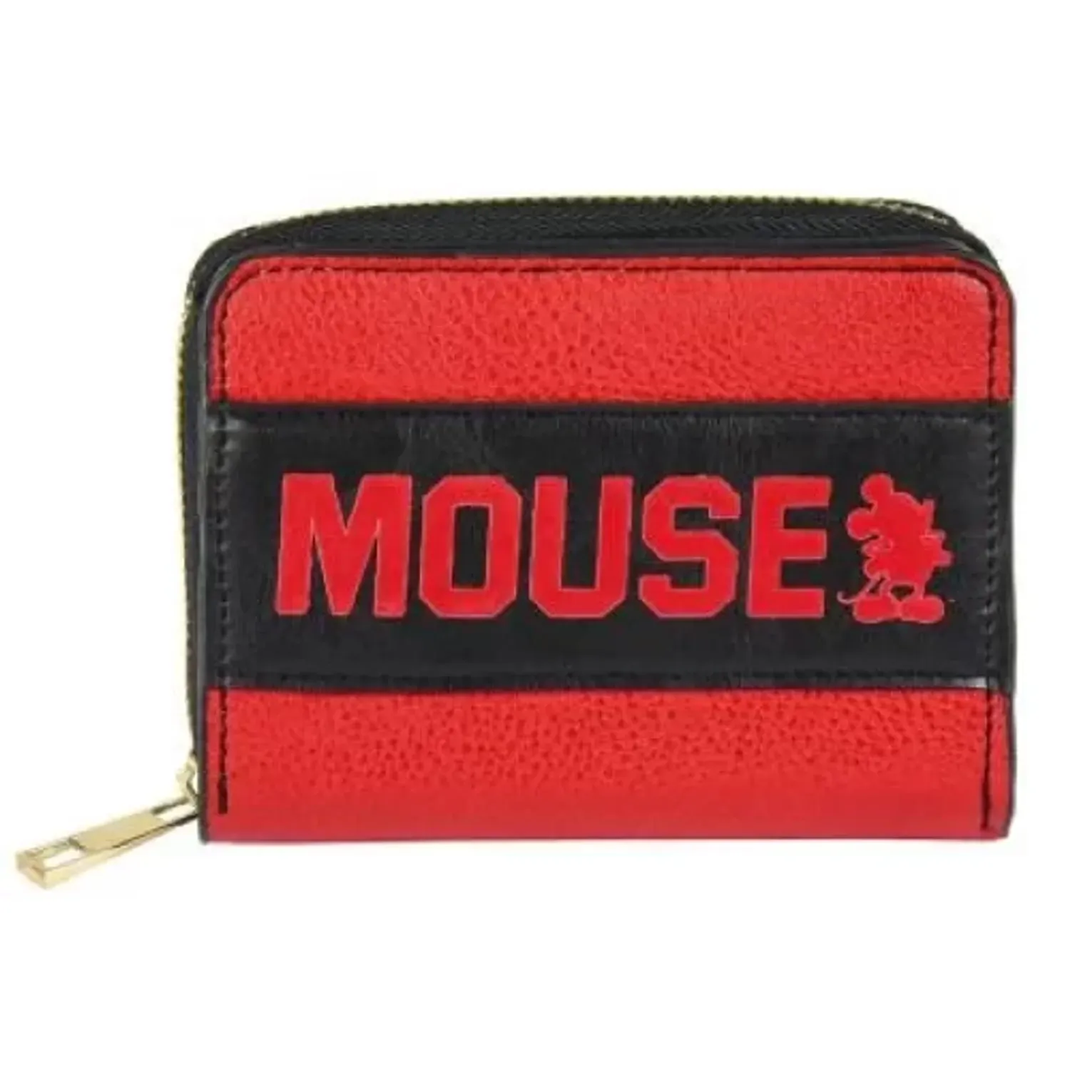 Portofel Mickey Mouse Neagru, Piele Artificiala, Inchidere Cu Fermoar fotografia produsului View 2 L