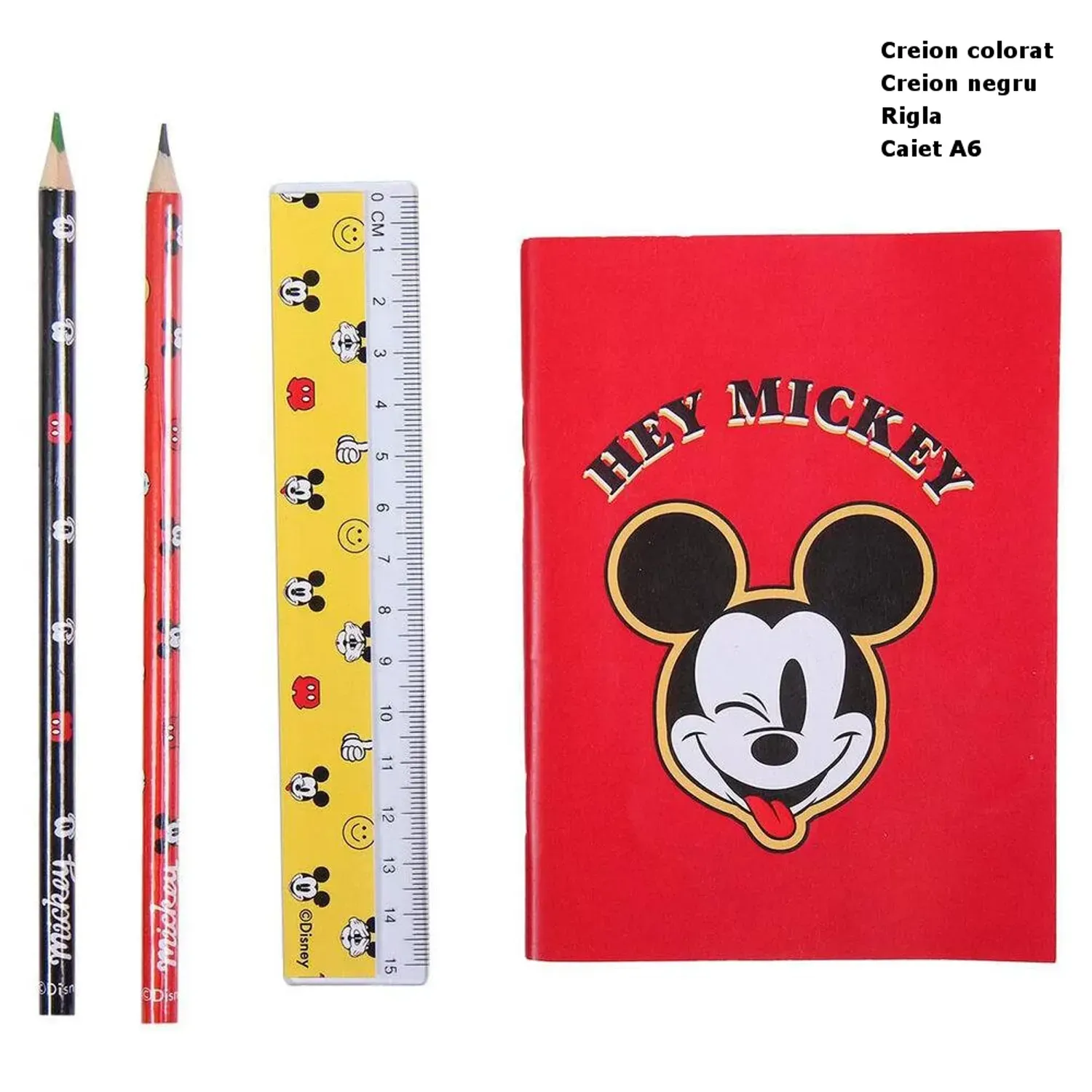 Set de papetarie Disney Mickey Mouse, 12 Piese fotografia produsului View 3 L