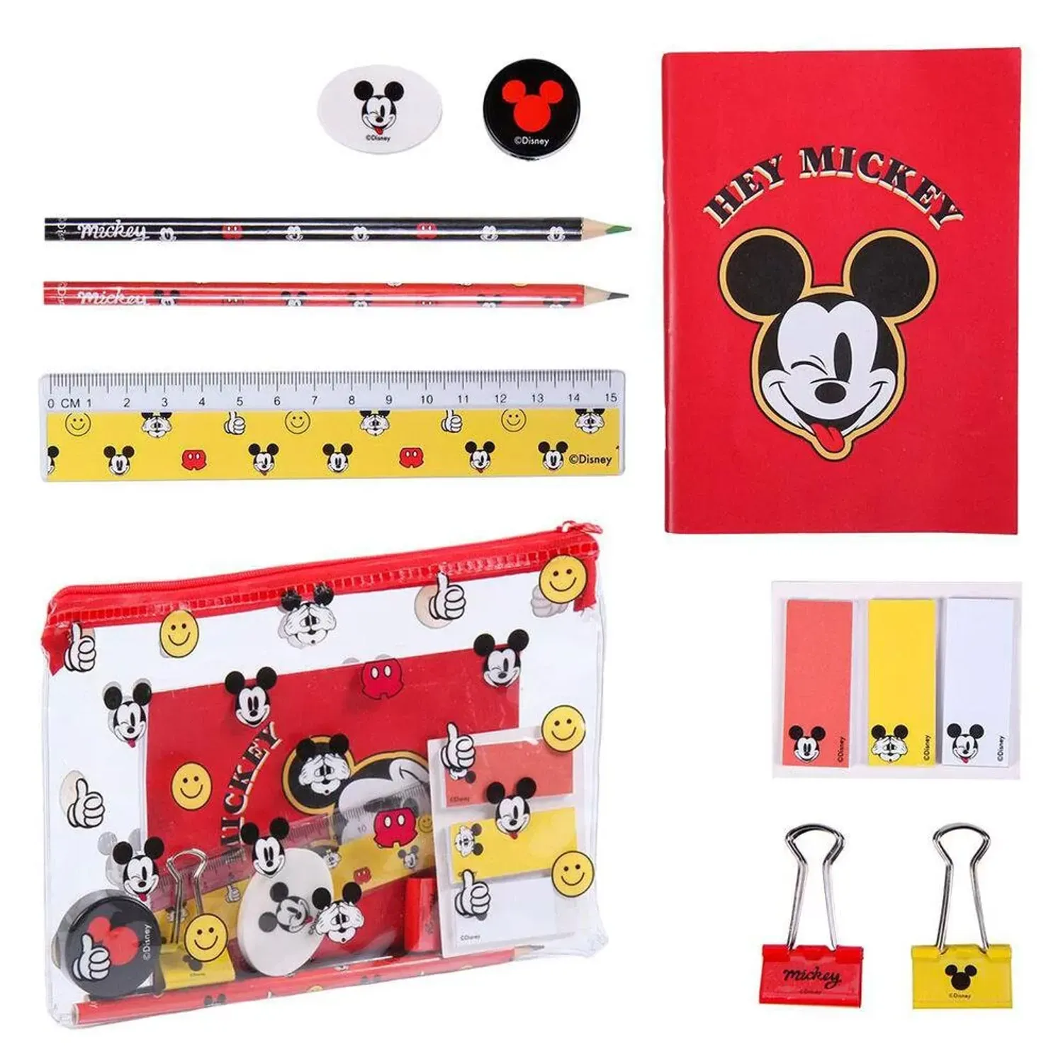 Set de papetarie Disney Mickey Mouse, 12 Piese fotografia produsului View 5 L