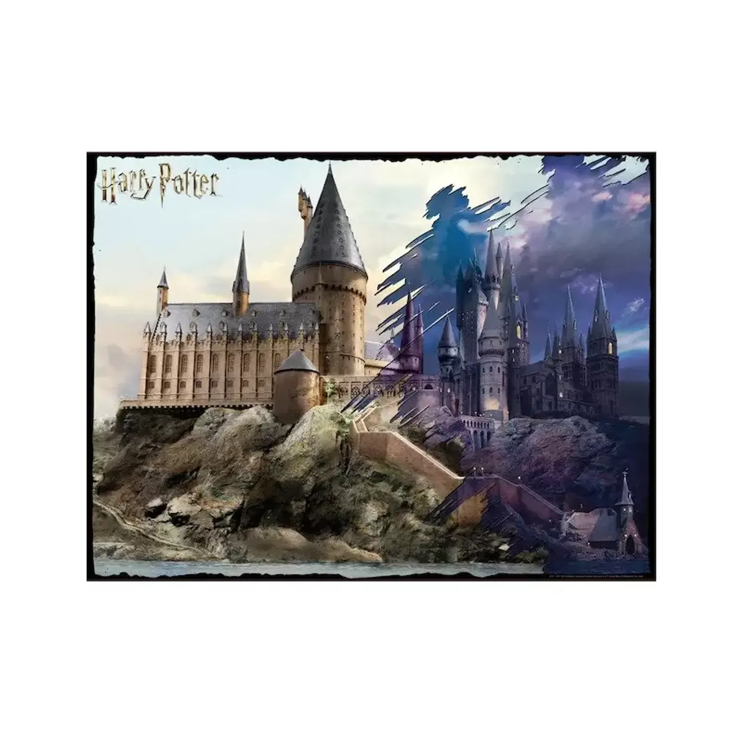 Puzzle Scratch-Off Harry Potter - Castelul Hogwarts, 500 Piese fotografia produsului View 2 L