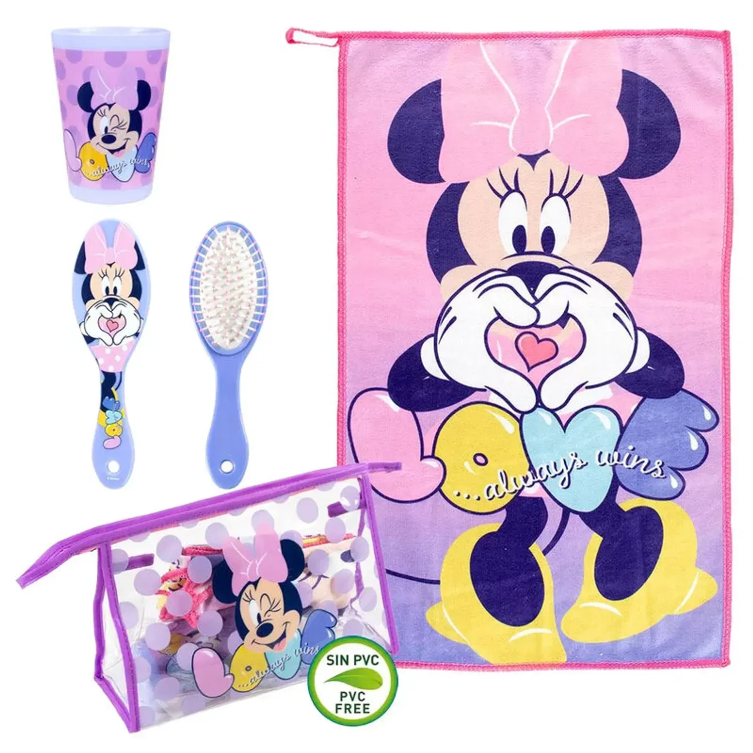 Set de voiaj pentru copii Disney Minnie Mov fotografia produsului