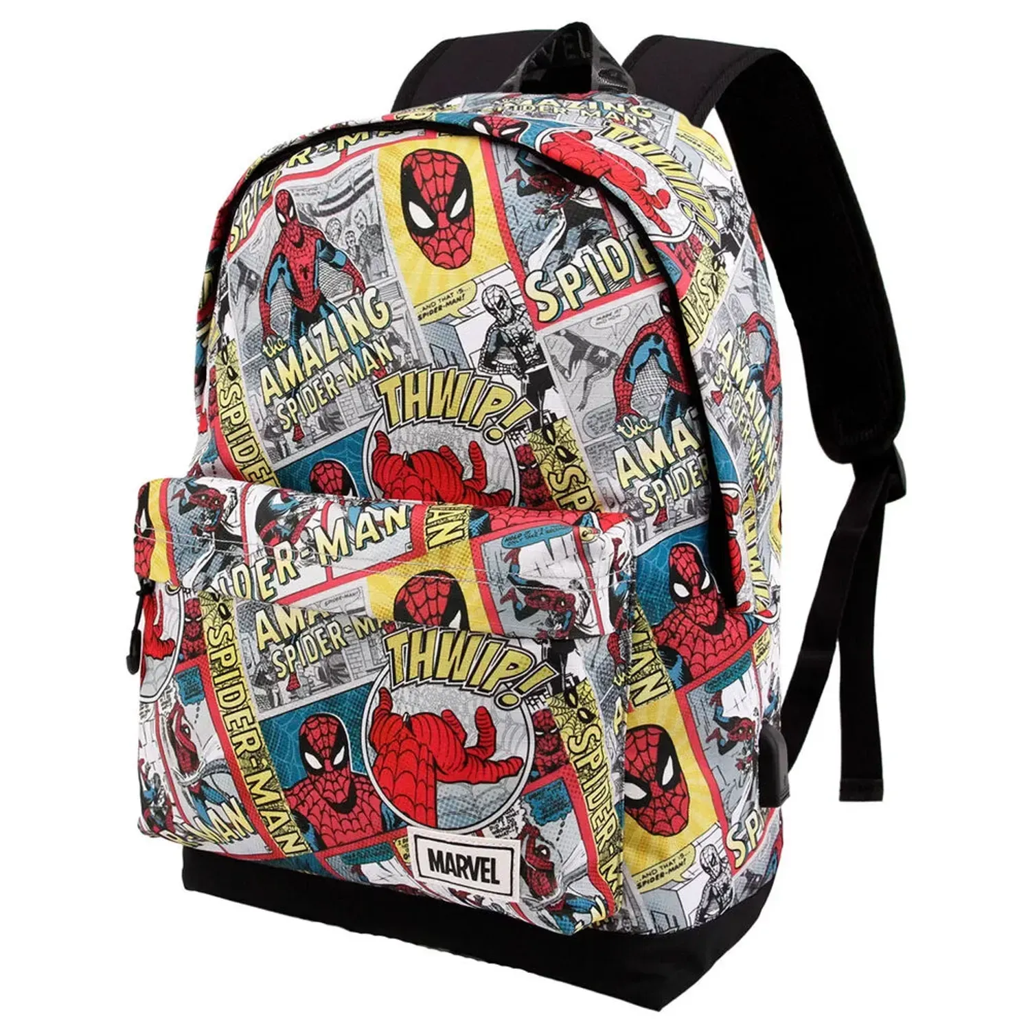 Ghiozdan Marvel Spiderman Strip 45x37x15cm, Multicolor fotografia produsului View 4 L