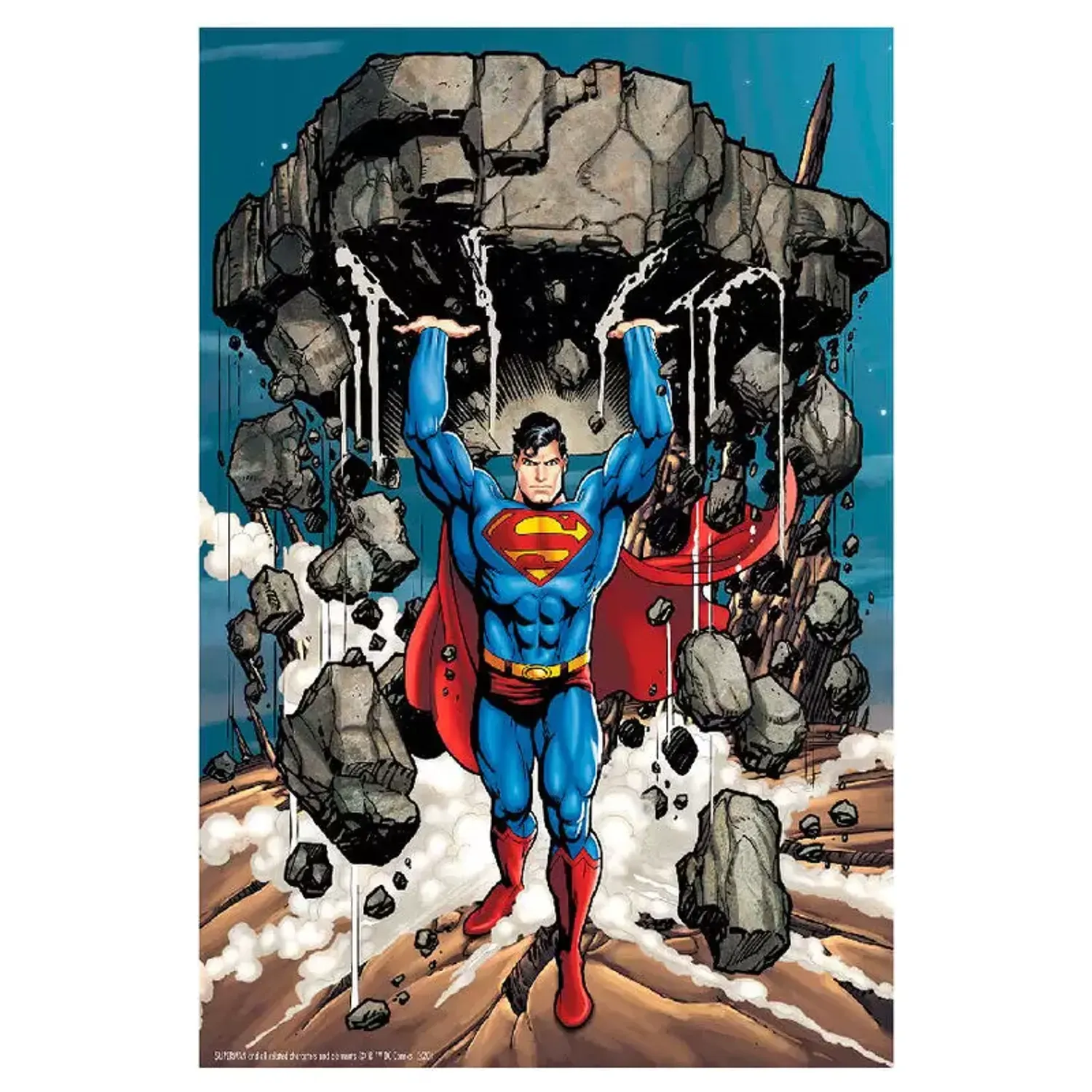 Puzzle, Prime 3D, DC Comics Superman, Multicolor, 300 Piese fotografia produsului View 3 L