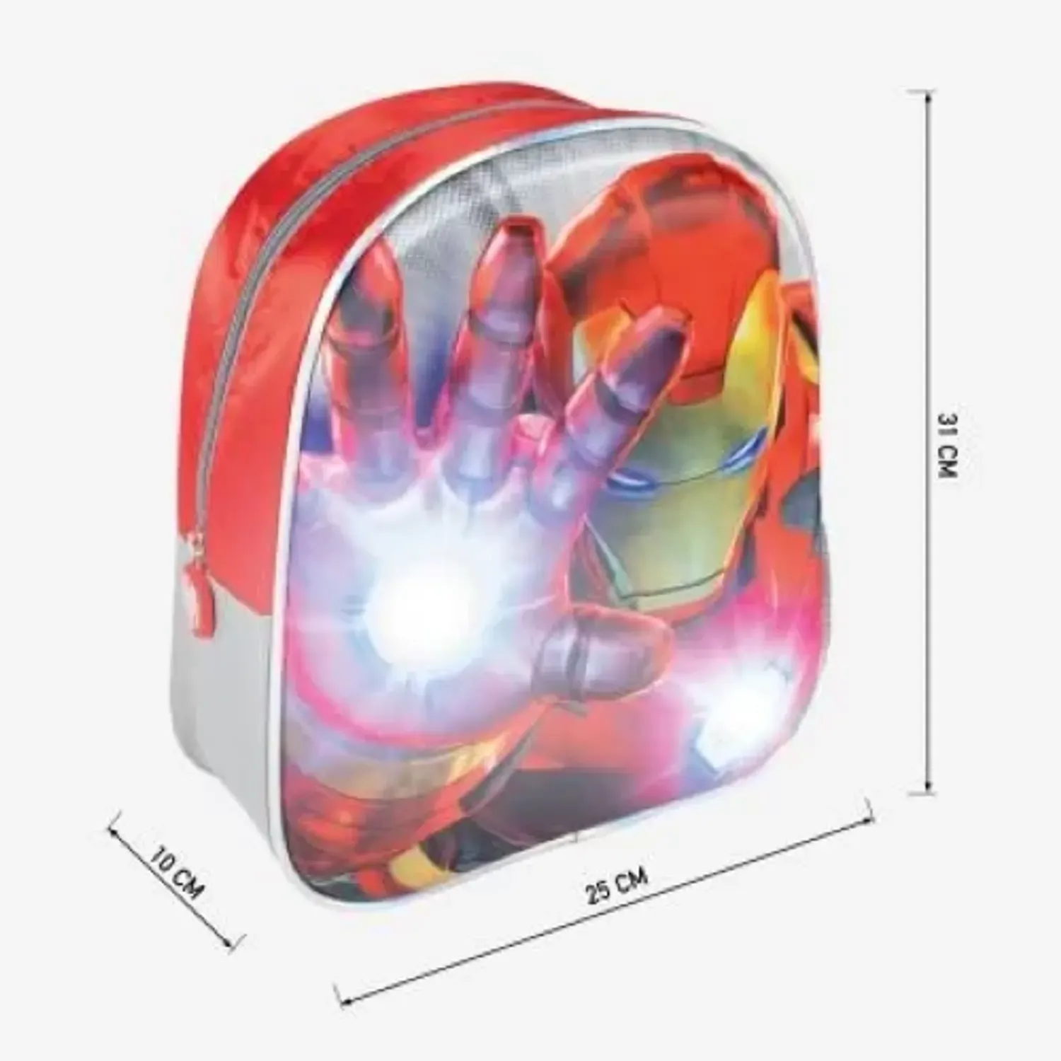 Ghiozdan Pentru Scoala, Avengers 3D LED, 31CM fotografia produsului View 4 L