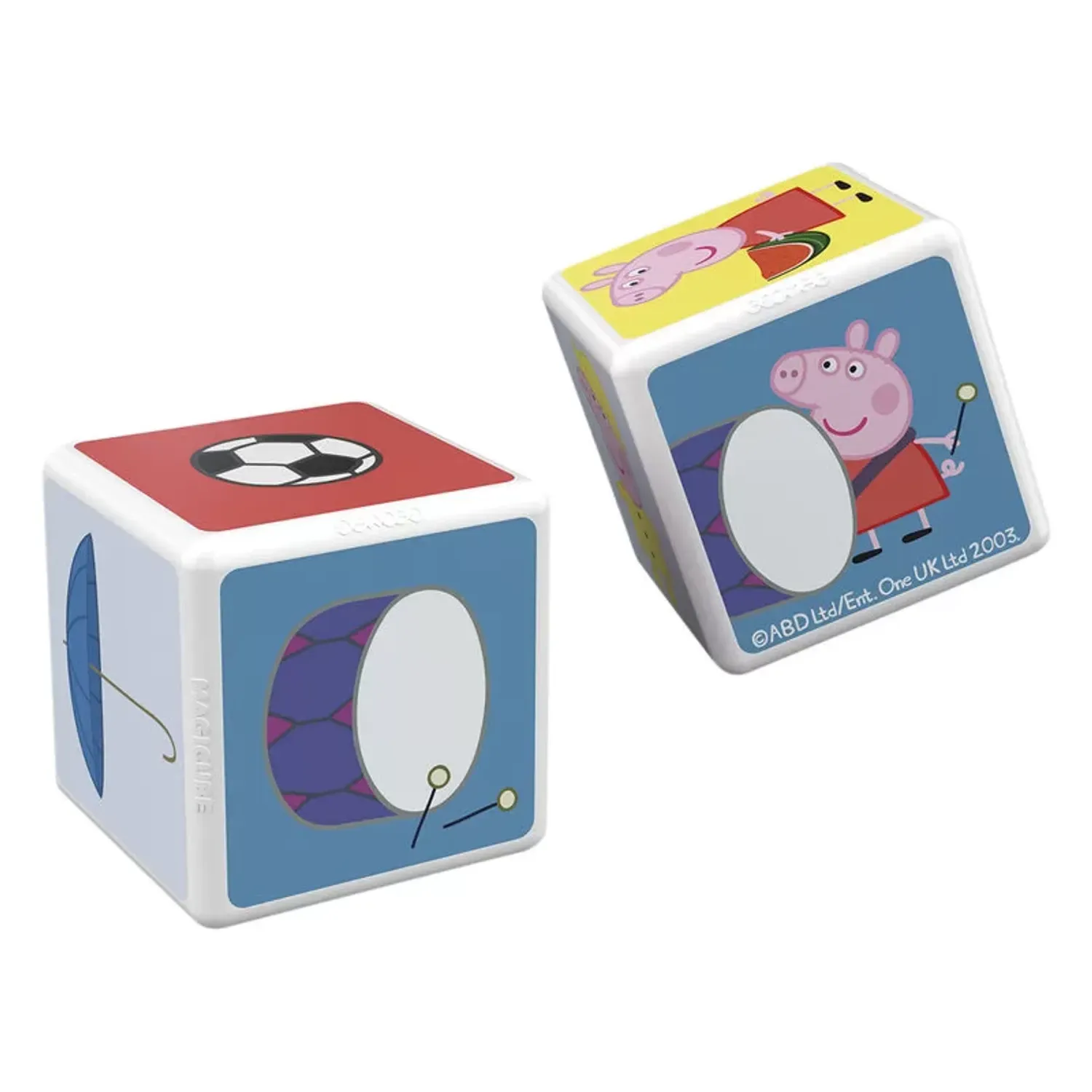 Joc De Constructie Magnetic, Geomag, Peppa Pig - Dicover and Match Magicube, 2 Piese fotografia produsului View 3 L