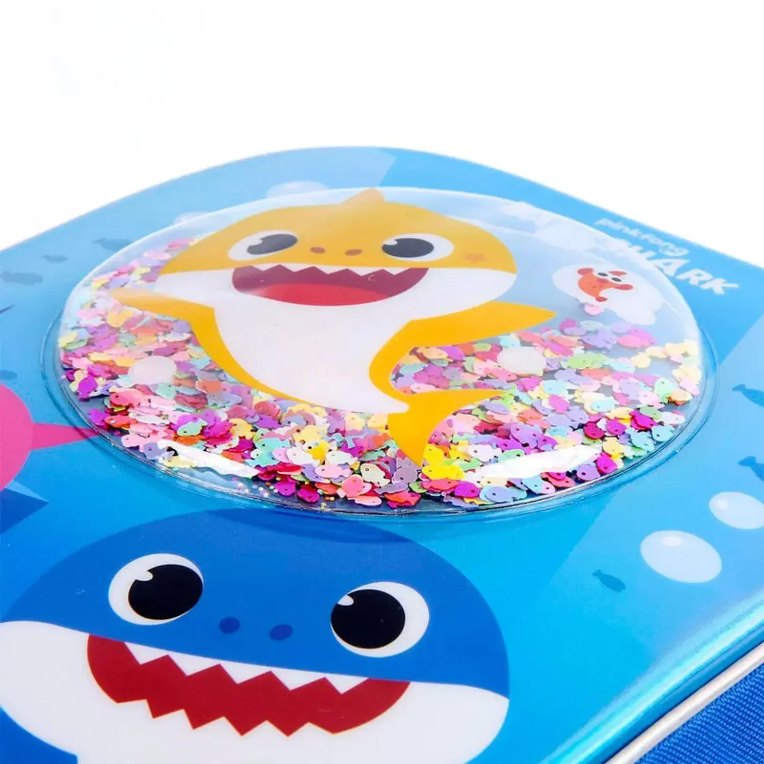 Ghiozdan, Baby Shark Confetti, Albastru, 31cm fotografia produsului View 3 L