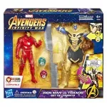 Set 2 Figurine Marvel Avengers, Multicolor, Iron Man vs Thanos, cu efecte sonore si luminoase fotografia produsului