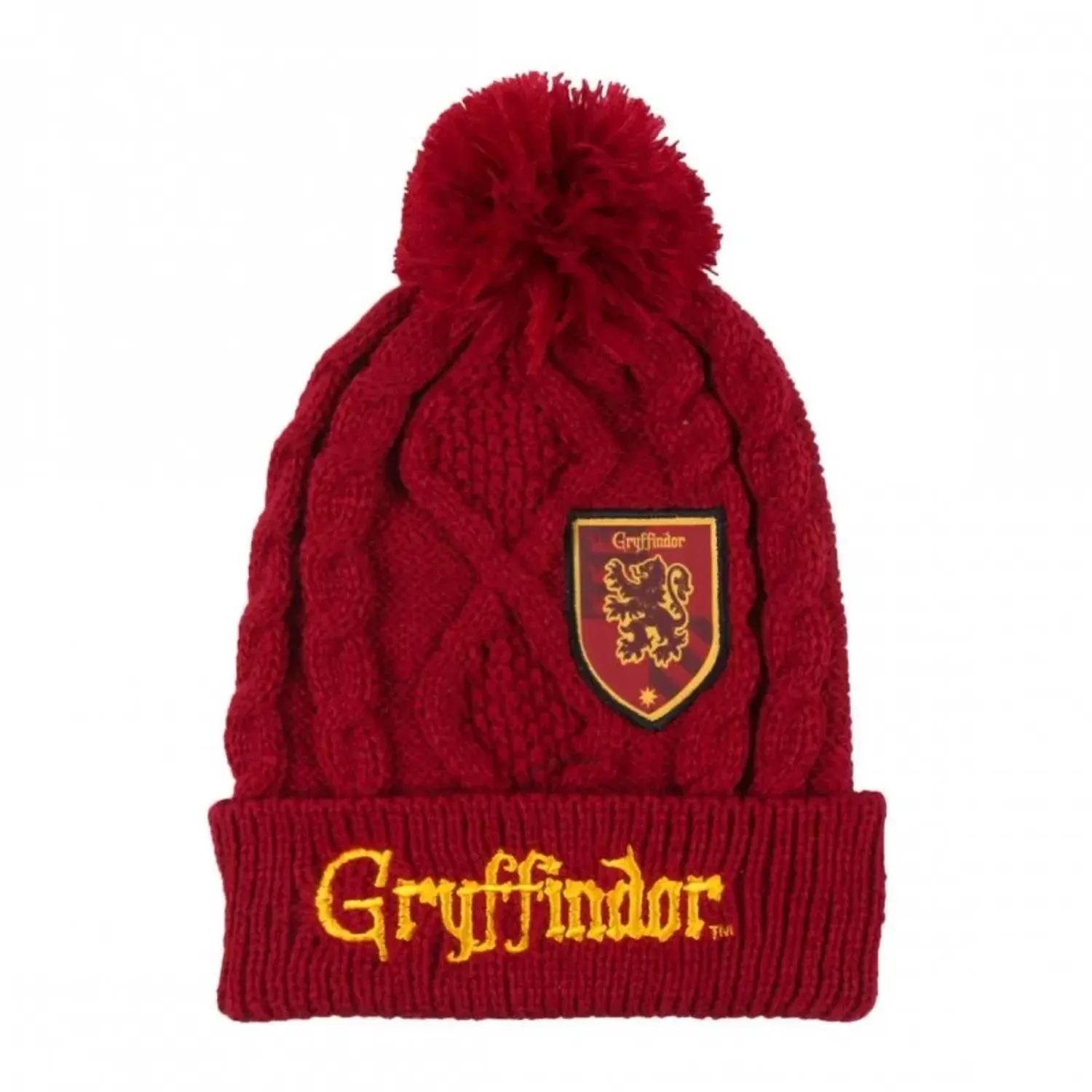 Caciula Harry Potter Gryffindor Cu Mot , 2200007975, Rosu fotografia produsului