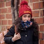 Caciula Harry Potter Gryffindor Cu Mot , 2200007975, Rosu fotografia produsului View 5 S