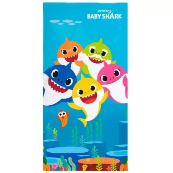 Prosop De Plaja, Pinkfong, Baby Shark, Multicolor, 140 X 70cm