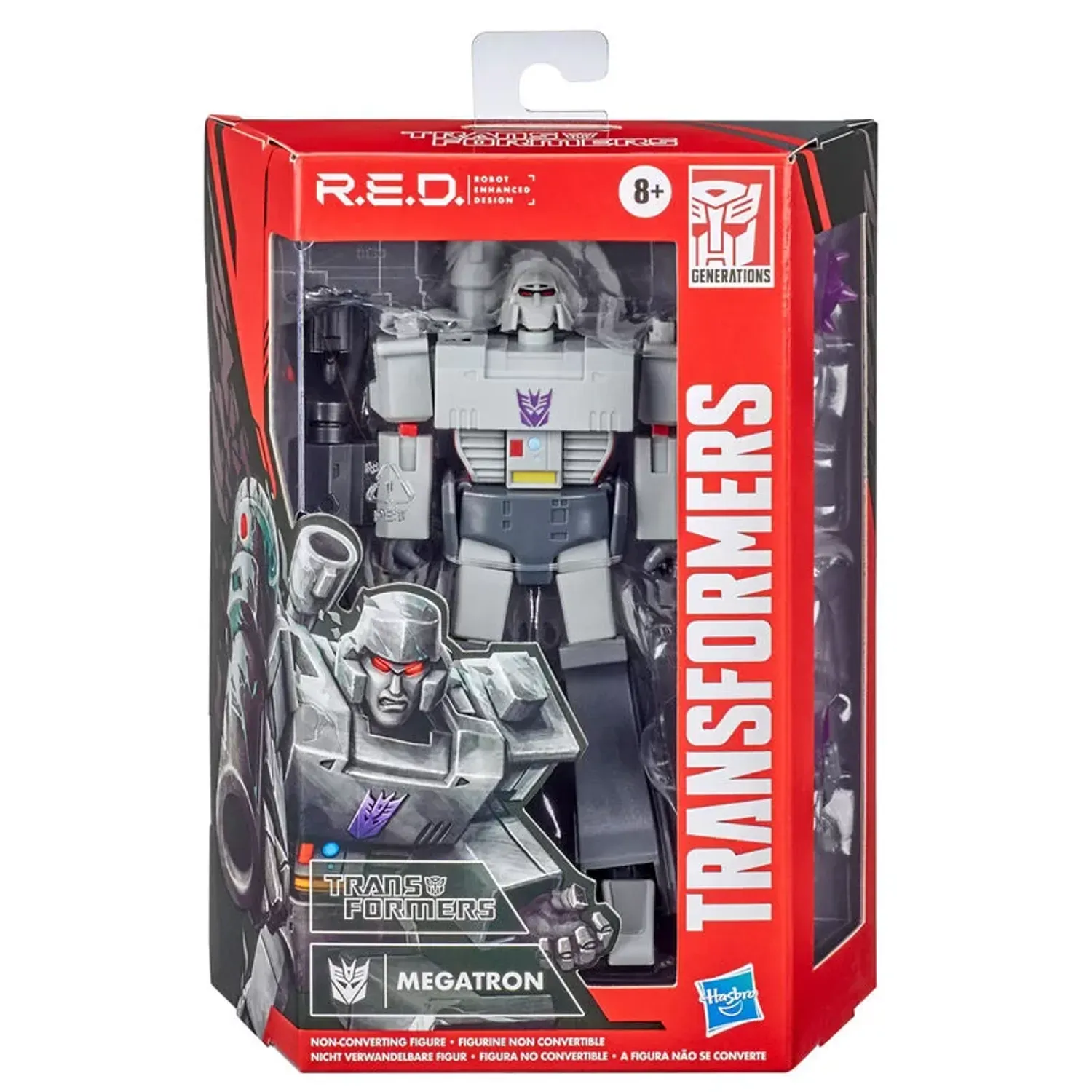 Figurina Transformers, Decepticon Megatron R.E.D. 15cm fotografia produsului