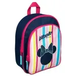 Ghiozdan Disney, Minnie Mouse Stripes Multicolor 30cm fotografia produsului