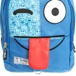 Ghiozdan Spirit Emoticons Blue, 3 Compartimente, Albastru 44 cm fotografia produsului View 2 S