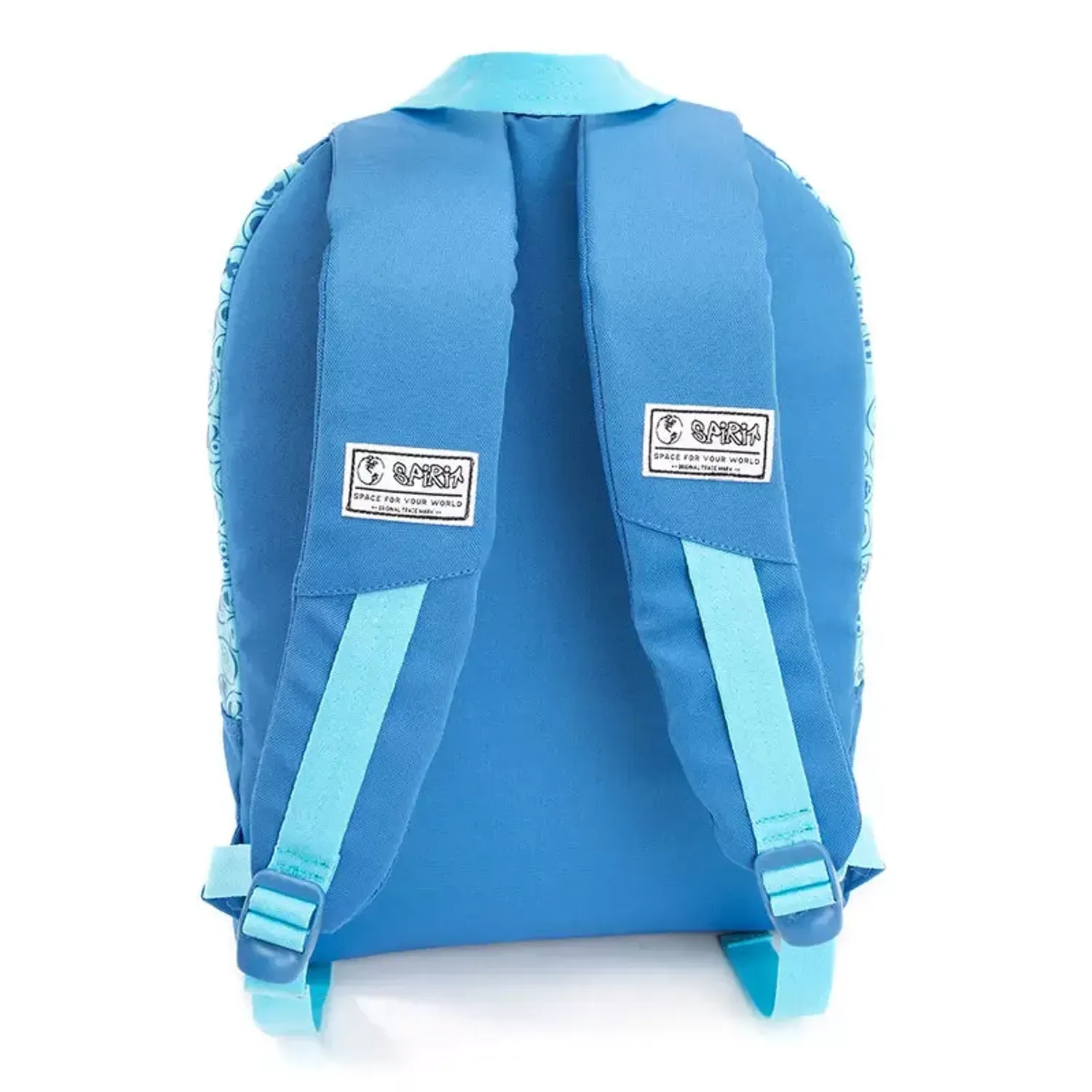 Ghiozdan Spirit Emoticons Blue, 3 Compartimente, Albastru 44 cm fotografia produsului View 4 L