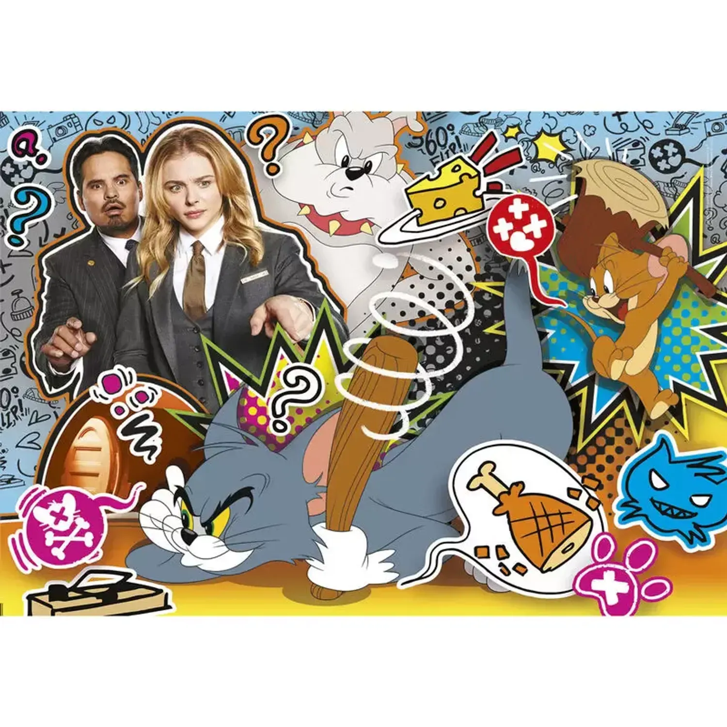 Puzzle Clementoni, Tom and Jerry, Multicolor, 104 piese fotografia produsului View 2 L