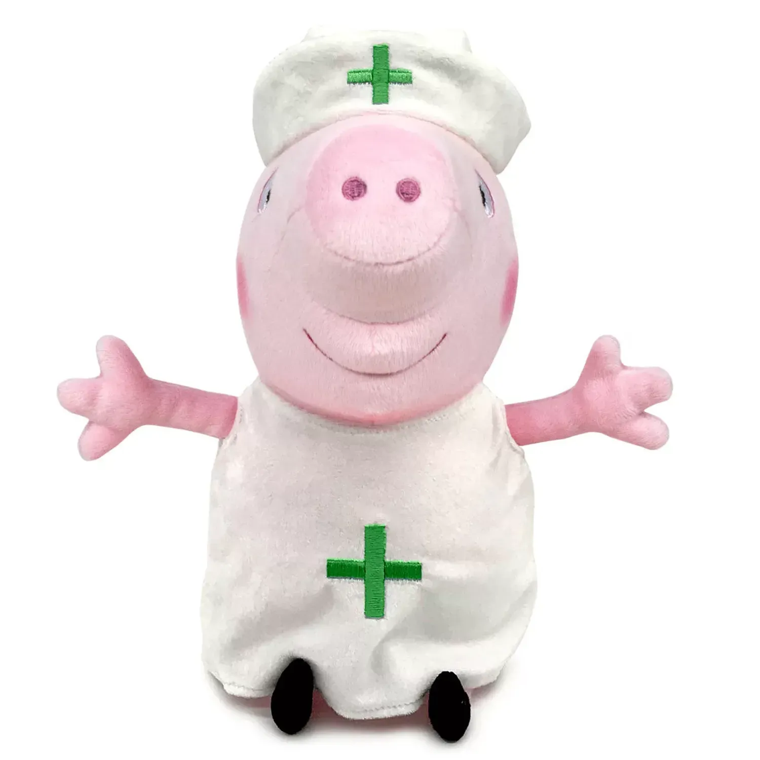 Jucarie de plus Peppa Pig - asistenta, multicolor, inaltime 20 cm fotografia produsului