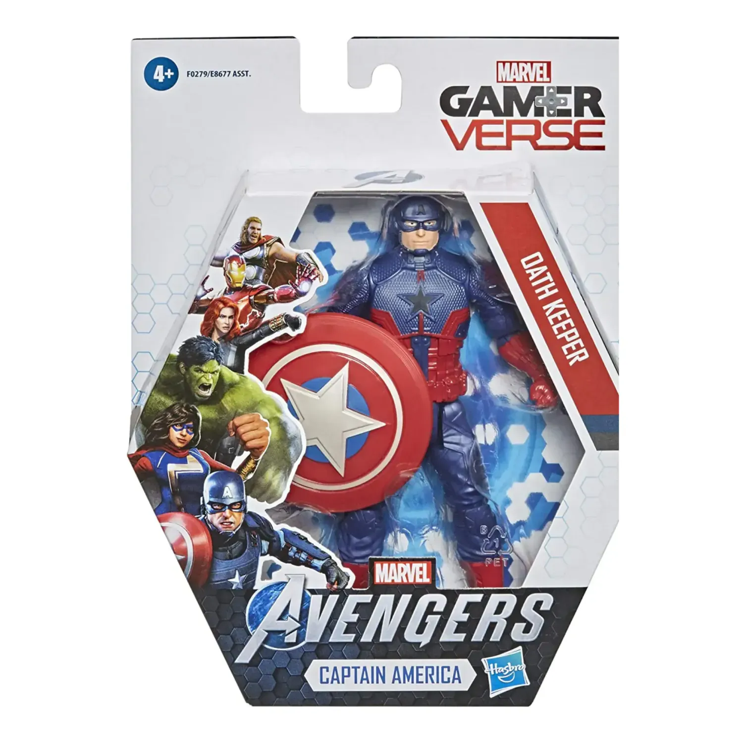 Figurina Capitan America Hasbro, 15 cm fotografia produsului View 3 L