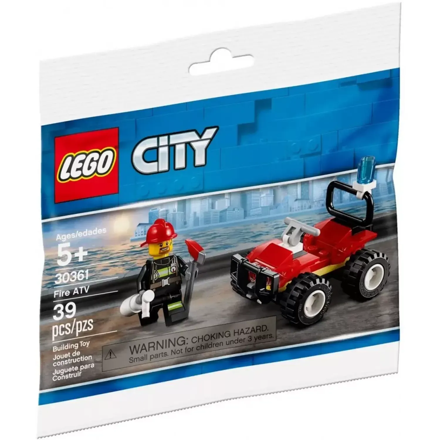 LEGO City Fire Quad, 39 De Piese fotografia produsului View 3 L