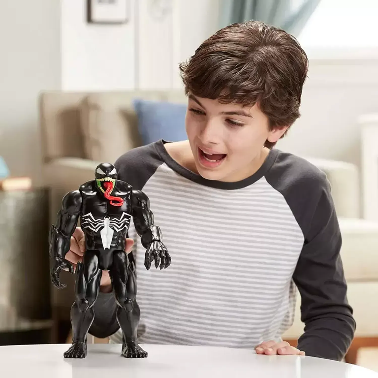 Figurina Hasbro, Marvel Spider-Man Maximum Venom Titan, 30cm fotografia produsului View 6 L