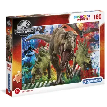 Puzzle Jurassic World, Clementoni, Multicolor, 180 de piese
