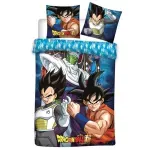 Set duvet Dragon Ball Super Microfibra, Cadou Rucsacel Microfibra, 90cm fotografia produsului
