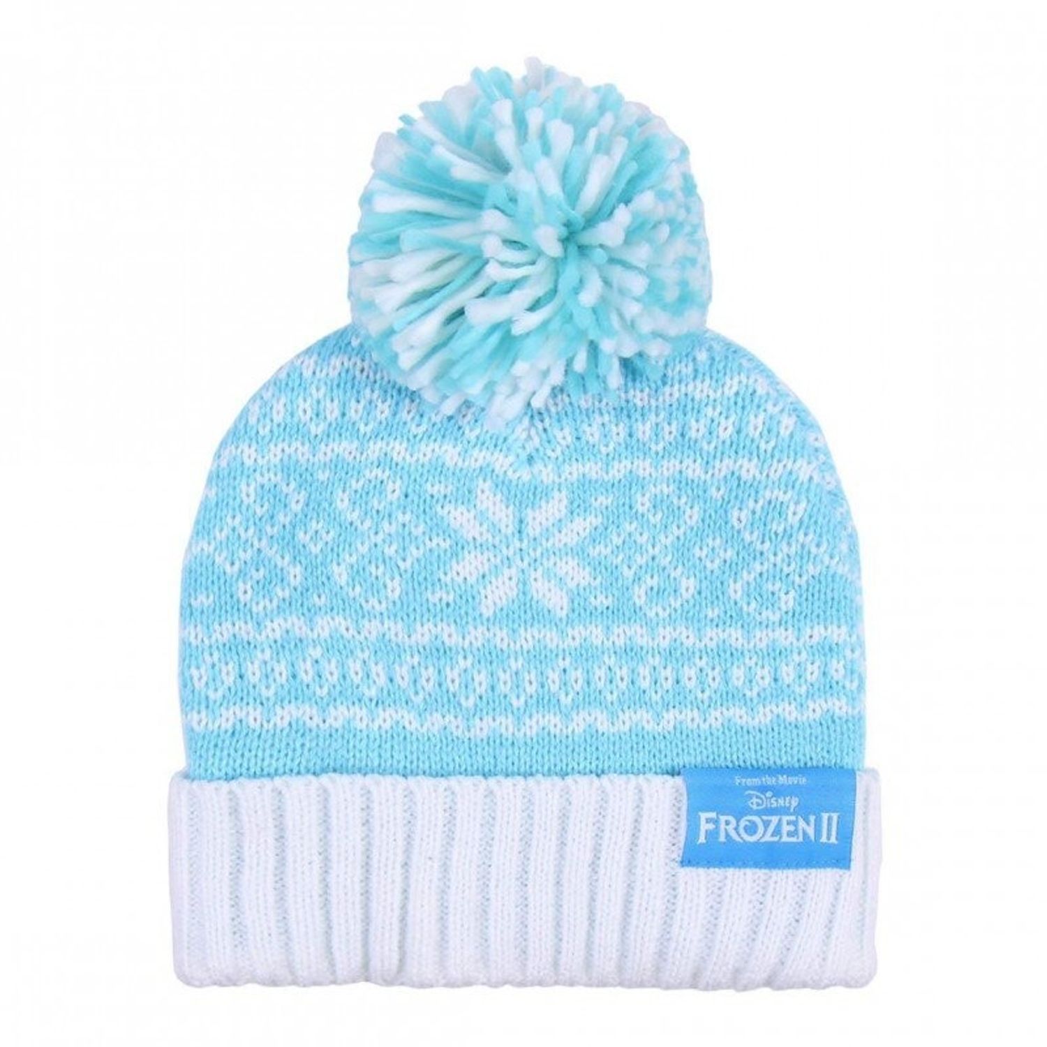 Caciula Frozen 2 Anna & Elsa Snowflake Cu Mot, Albastru fotografia produsului View 2 L