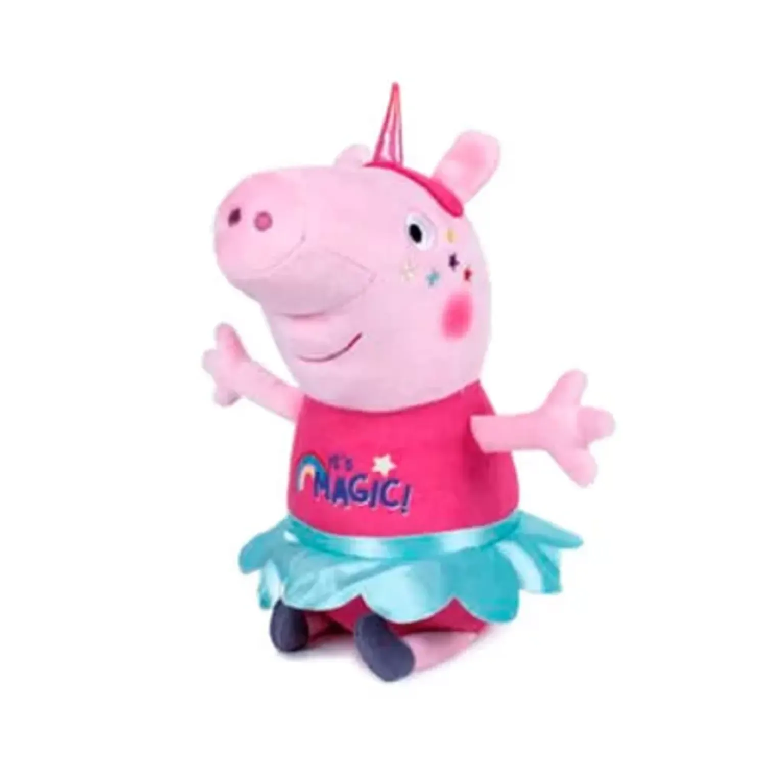Jucarie de plus, Peppa Pig, Unicorns And Stars - It's Magic, Multicolor, 20cm fotografia produsului