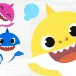 Set de voiaj pentru copii Baby Shark Bleumarin fotografia produsului View 2 S