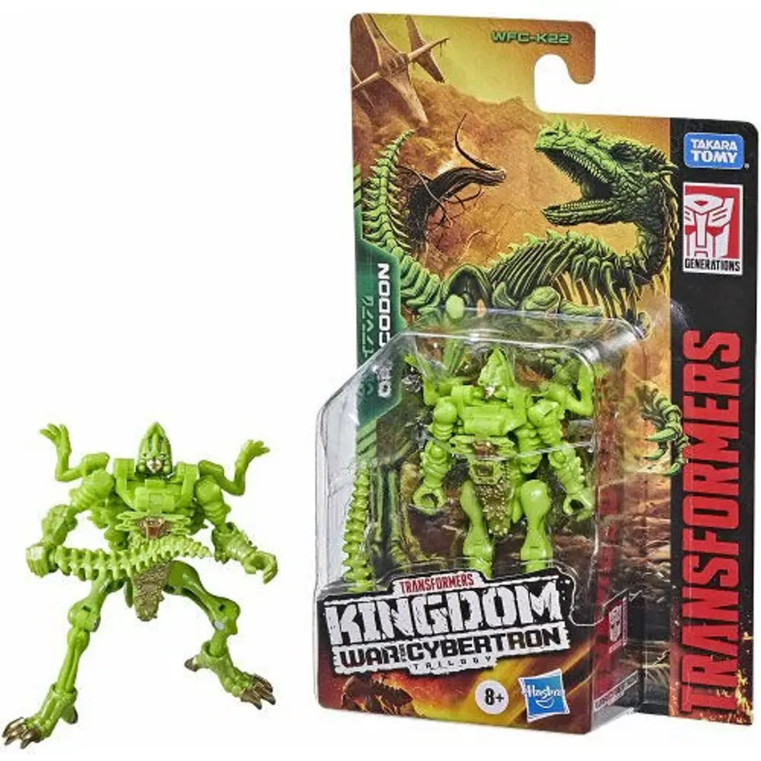 Figurina Transformers War for Cybertron Kingdom Core Class Dracodon 10cm fotografia produsului View 2 L